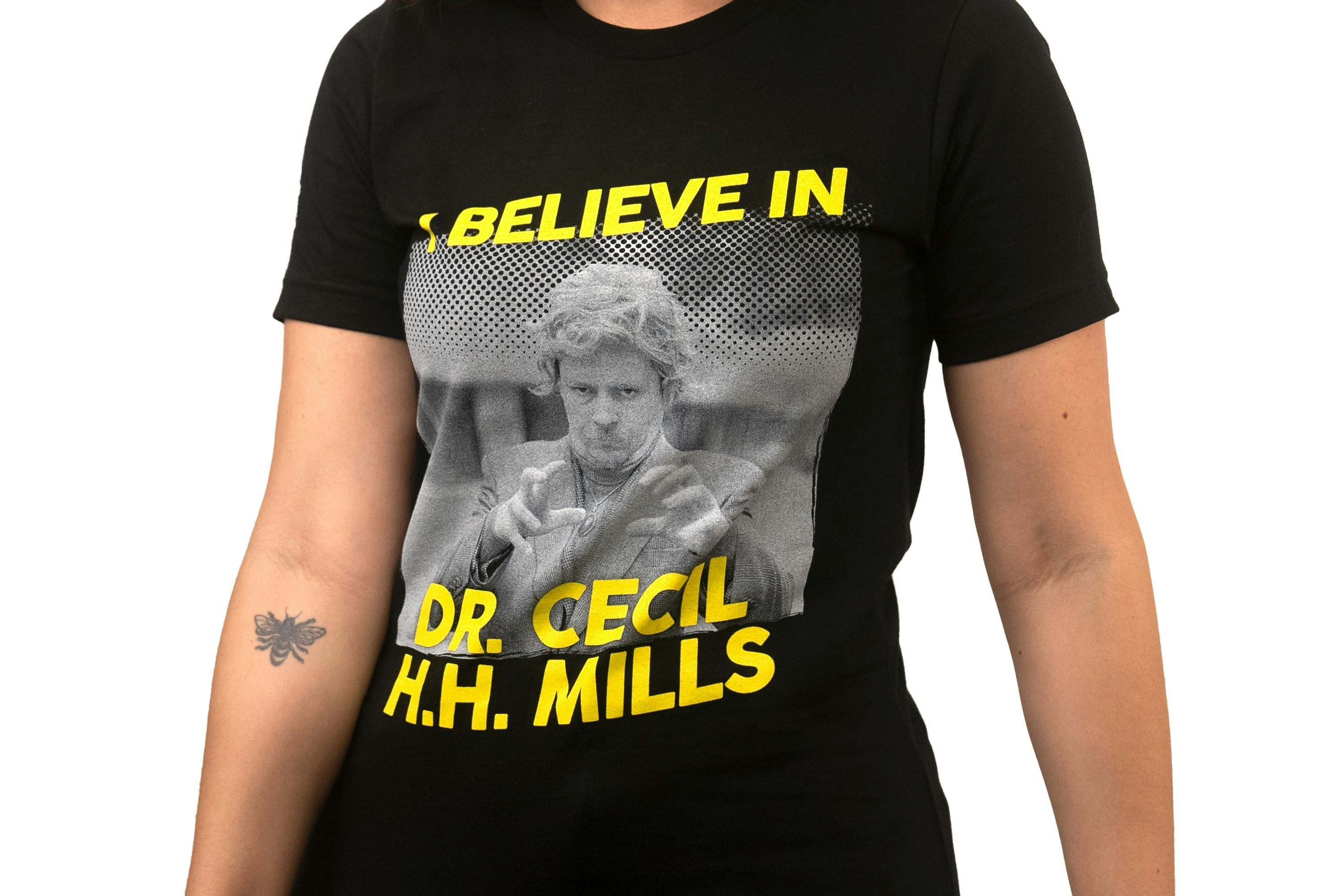 Ghost Hunters Adventure Club - "I Believe In Dr. Cecil H. H. Mills" 1ˢᵗ Edition Unisex T-Shirt