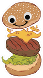 Game Grumps - Burgie Bounce Sticker