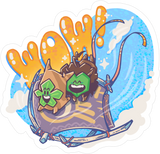 Game Grumps - Korok "WOW!" Sticker