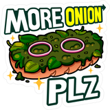 Game Grumps - MORE ONION PLZ Sticker