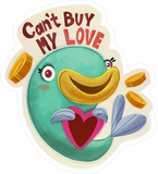 Game Grumps - Can't Buy My Love Sticker