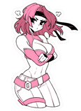 Game Gyaru - Monochrome Arina Sticker