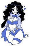 Game Gyaru - Monochrome Daniella Sticker