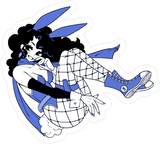 Game Gyaru - Monochrome Daniella Bunny Sticker