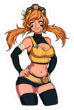Game Gyaru - Rose Arms Akimbo Sticker