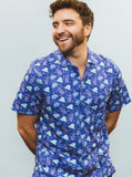 The Ten Minute Power Hour - Dinos and Cups Short Sleeved Pajama Shirt
