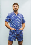 The Ten Minute Power Hour - Dinos and Cups Short Sleeved Pajama Shirt