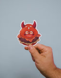 Furry Grumps - Devil Slimeburgie Sticker