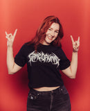 Game Grumps - Black Metal Crop Top