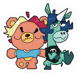 Furry Grumps - Cafzka Furry Grumps Sticker