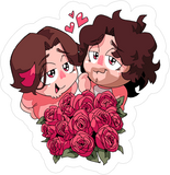 Game Grumps - Valentine Roses Sticker