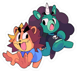 Furry Grumps - Bacun Furry Grumps Sticker