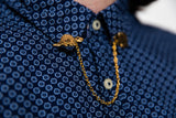 The Ten Minute Power Hour - "Dinos" Enamel Pin Collar Clips