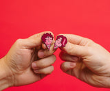 Game Grumps - "Two-Piece Heart" Enamel Pin Set