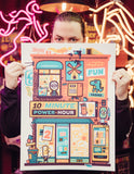 The Ten Minute Power Hour - "Storefront" LIMITED EDITION Screen Print