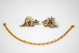 The Ten Minute Power Hour - "Dinos" Enamel Pin Collar Clips